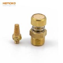 HENGKO High quality metal sintered Brass Stainless steel Pneumatic Air car exhaust muffler tip